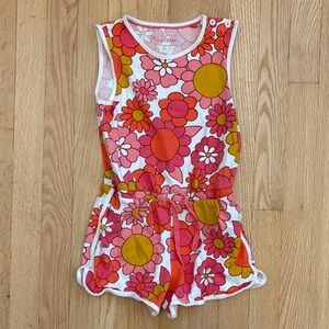 Floral Sleeveless Romper